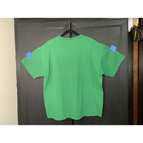 Vintage 2006 Get Lucky (Charms) Leprechaun General Mills Green Delta T Shirt L - Picture 4 of 5